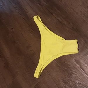 Neon yellow Victoria's secret bikini bottom - size small